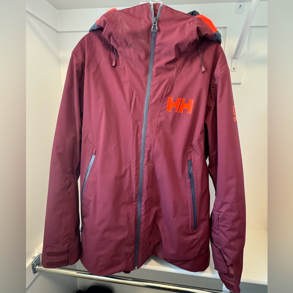 Helly Hansen Burgundy Ski Jacket - image 1